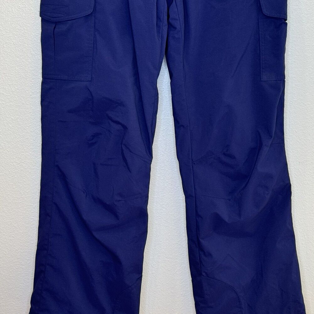 Vintage Obermeyer Womens Utility Ski Snow Pants Sz 8 Dark Blue High Rise Pockets - Picture 4 of 15